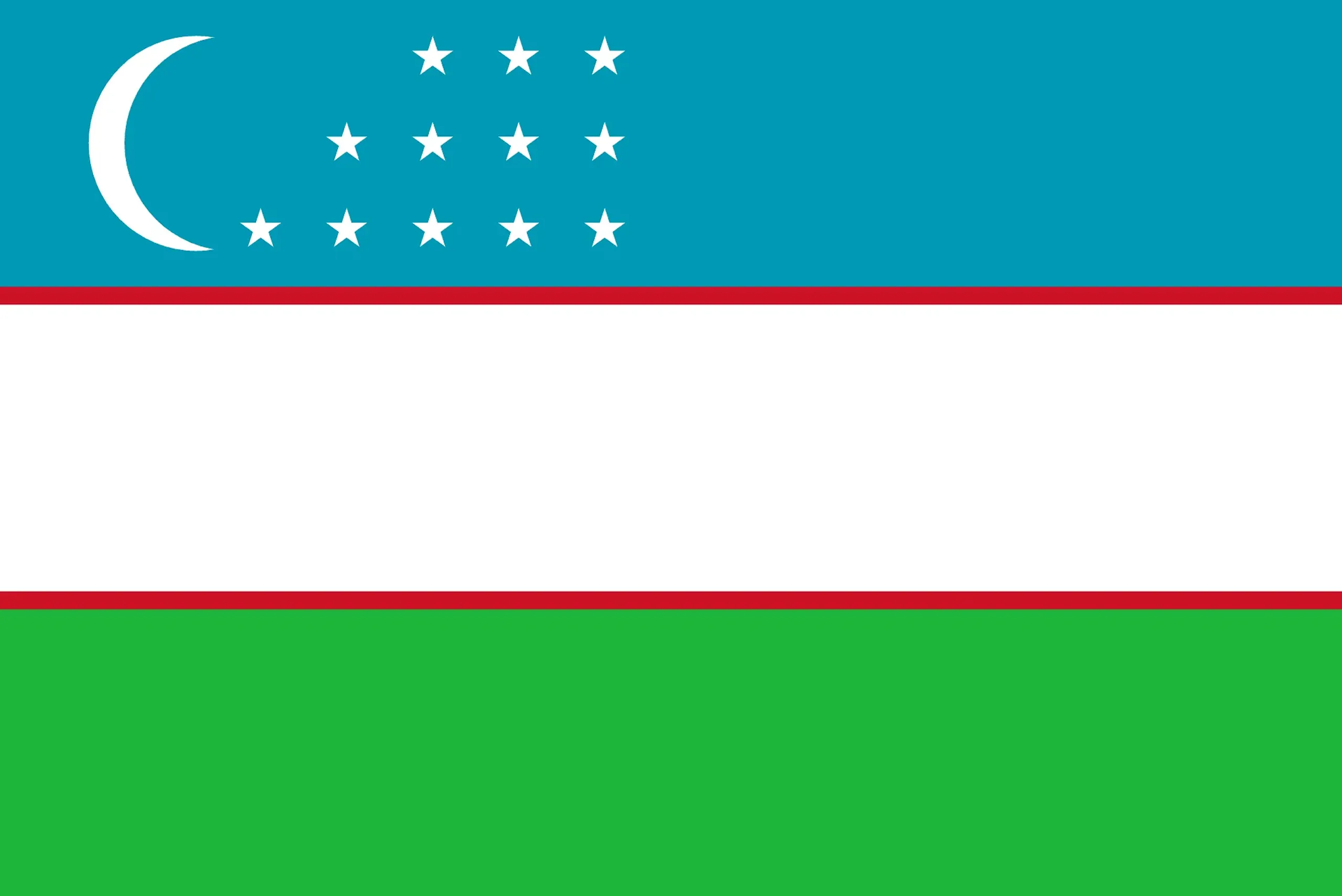 Uzbekistan flag Uzbekistan flag